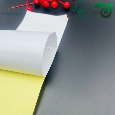 FSC Adhesive Sticker Paper 180um Smooth Waterproof PET Synthetic Paper For Banners