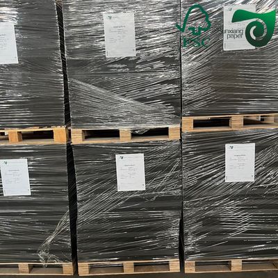 FSC Uncoated Black Cover Book Binding Board Sheet 950mm 1300mm 300gsm 350gsm