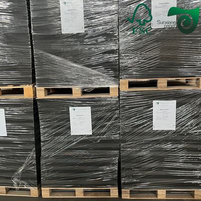 100% Recycled Pulp Black Cardboard 80gsm 450gsm Rigid Packaging Boxes