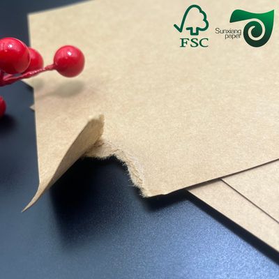FSC 50gsm 60gsm Uncoated Brown Kraft Paper 180mm  715mm For Food Bag Production