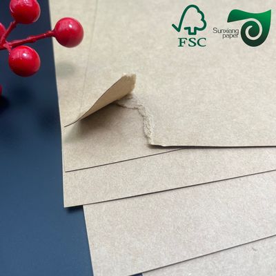 160gsm 225gsm 350gsm Food Grade PE Virgin Kraft Paper For Packing Boxes Paper Board