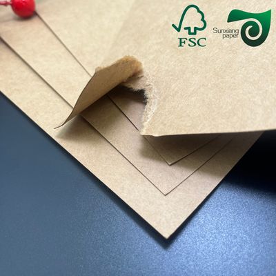 FSC Certified Food Grade Brown Kraft Board  300gsm For Lunch Boxes  Food Packaging