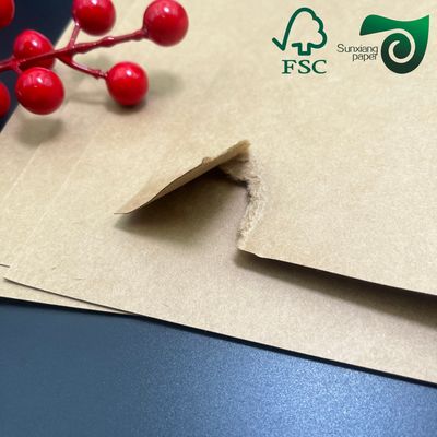 FSC 24gsm 28gsm Food Grade Kraft Paper 32mm 35mm Width For Individual Straw Wrapping
