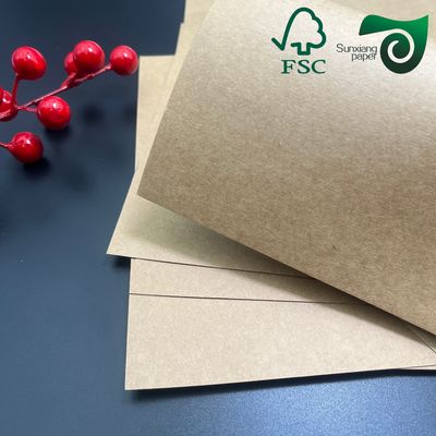 FSC 56gsm Waterproof Unbleached Brown Wrapping Paper For Mango Protector Bags  70cm 100cm