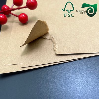 Water Resistant Wet Strength Kraft Paper 70gsm 80gsm For Beer Label FSC