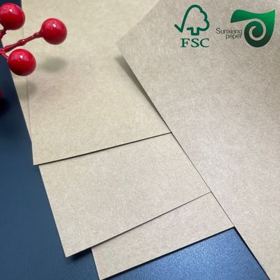 FSC A3 A4 Size Embossed Gauffered Paper 160gsm 230gsm Multiple Colors Kraft Paper Board