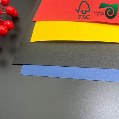 FSC Embossed Gauffered Paper Board  160gsm 230gsm Multiple Colors Custom Options