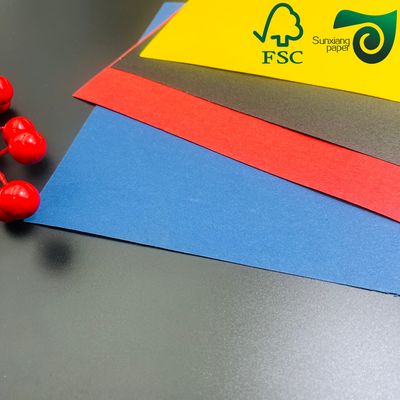 Colorful Washable Tex Kraft Paper Fabric 0.55mm Tear  Resistant FSC