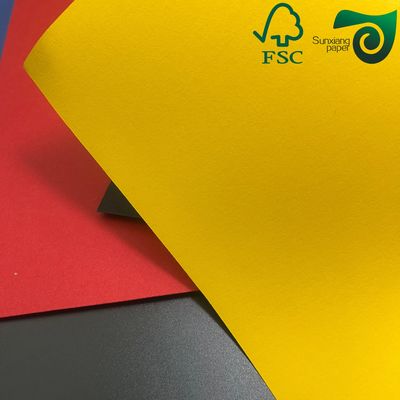 Tear Resistant 0.55mm Colorful Washable Tex Kraft Paper Fabric FSC Sustainable Material