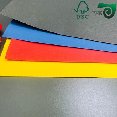 FSC A3 A4 Size Embossed Gauffered Paper 160gsm 230gsm Multiple Colors Kraft Paper Board