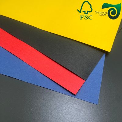 Tear Resistant 0.55mm Colorful Washable Tex Kraft Paper Fabric FSC Sustainable Material
