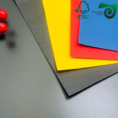 FSC Embossed Gauffered Paper Board  160gsm 230gsm Multiple Colors Custom Options