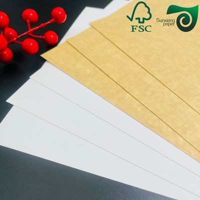 FSC 300gsm 325gsm White Top Coated Kraft Paper CKB  Food Grade Board For Yogurt Packaging