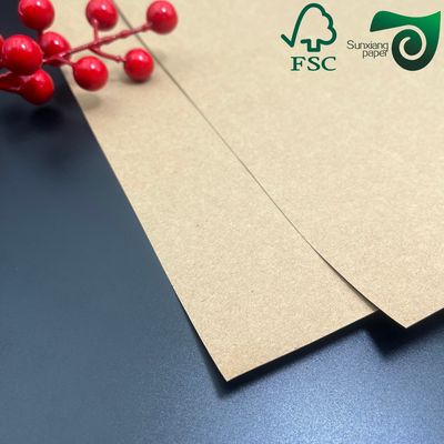 FSC Certified High Tear Strength Brown Kraft Liner 270gsm 300gsm Gift Carton