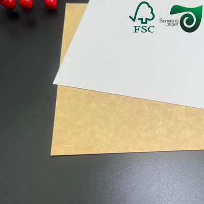 FSC 300gsm 325gsm White Top Coated Kraft Paper CKB  Food Grade Board For Yogurt Packaging