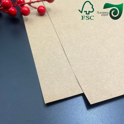 FSC Unbleached Kraft Paper 18g PE Coating For Superior Grease Resistance