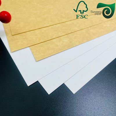 175gsm 200gsm White Top Liner Paper For Tissue Converting White Kraft Liner Paper FSC
