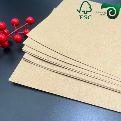 FSC 250gsm Gift Wrapping Natural Kraft Liner Paper Offered  Format Perfect Material For Packaging And Wrapping