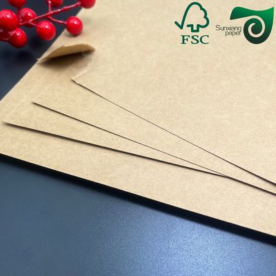 FSC 250gsm Gift Wrapping Natural Kraft Liner Paper Offered  Format Perfect Material For Packaging And Wrapping