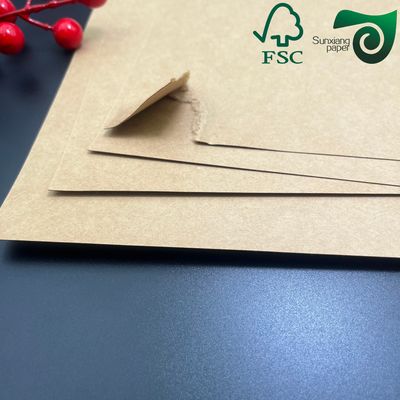 FSC High Density Brown Kraft Paper Sheets 450gsm  Premium Food Grade Packaging Solution