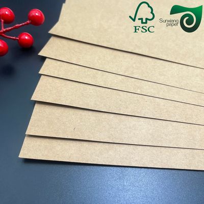FSC High Density Brown Kraft Paper Sheets 450gsm  Premium Food Grade Packaging Solution