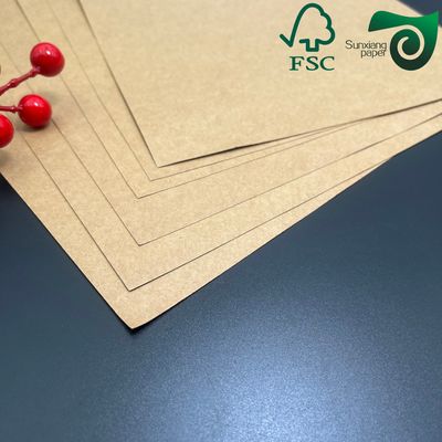 FSC High Density Brown Kraft Paper Sheets 450gsm  Premium Food Grade Packaging Solution