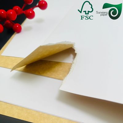 FSC 100% Food Grade  300gsm Single Side White Coated Bakeable Kraft Bread Pan Board