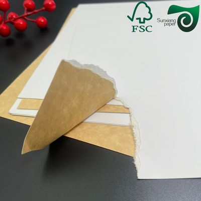 High Stiffness Food Grade Paperboard 215gsm 400gsm Single Sided Coated Cardboard