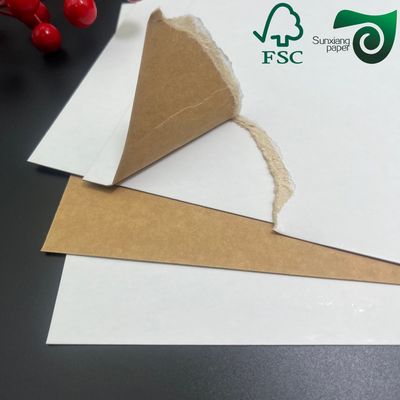 FSC 170g Good Strength White Coated Kraft Back CKB For Kitchen Roll Core