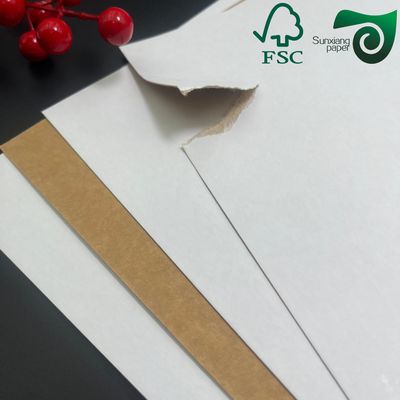 FSC 250gsm Coated White Top Kraft Back Board Food Grade For Takeaway Boxes