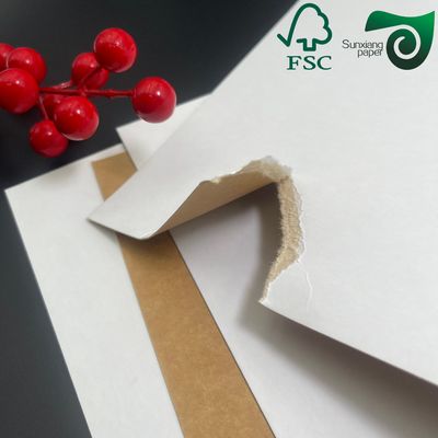 FSC Certified 400gsm High Density Kraft Paper Sheets Food Grade Packaging Specialized