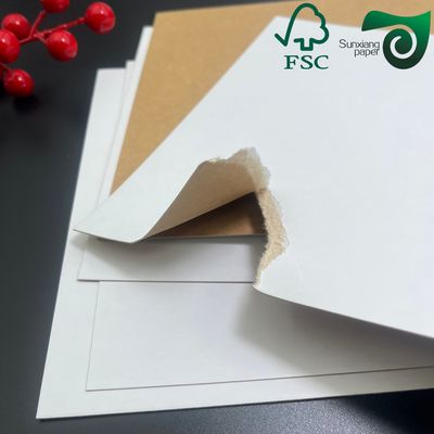 FSC Certified 400gsm High Density Kraft Paper Sheets Food Grade Packaging Specialized