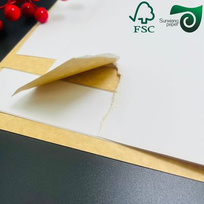 FSC Certified 215gsm High Stiffness Food Grade White Cardboard   Packaging Board