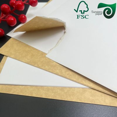 FSC White Top Clay Coated Kraft Liner Board Paper 140g 200g For Carton Box