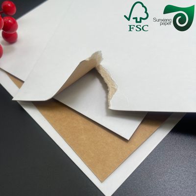 FSC Disposable Bakeable Kraft Bread Pan Board 300gsm 350gsm One Side White Brown Back