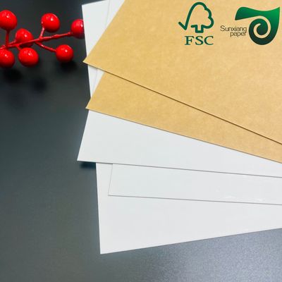 FSC Certified 300gsm Disposable Bakeable Kraft Bread Pan Board  One Side White  Brown Back