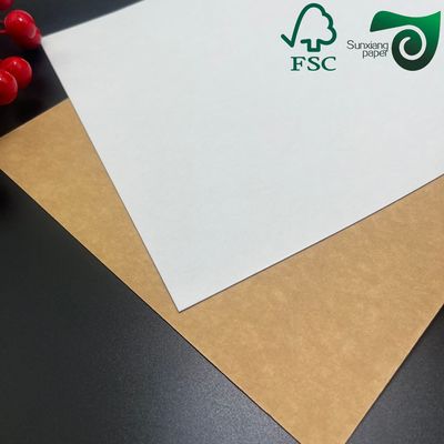 FSC 250gsm Brown Back White Face CKB Board High Stiffness Frozen Food Packaging Board