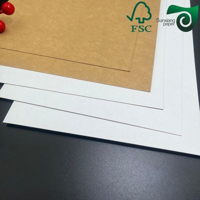 High Stiffness Food Grade Paperboard  230gsm 400gsm Single Sided Coated Cardboard FSC