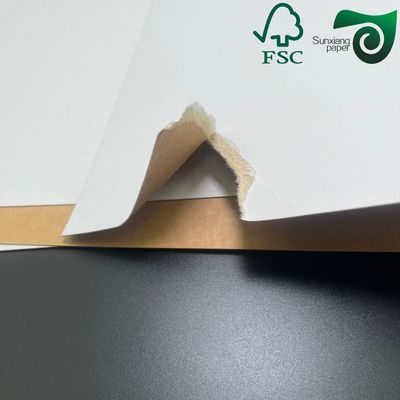 FSC One Side White Brown Back Kraft Board 270gsm 350gsm Food Grade Packaging