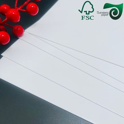 FSC Certified Food Grade White Oilproof Paper  210g 360g  For Hamburgers  Oily Foods