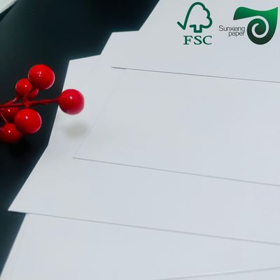 FSC  Black Core Playing Card Paper 280gsm 330gsm White Coated Cardboard   C2S Art paper