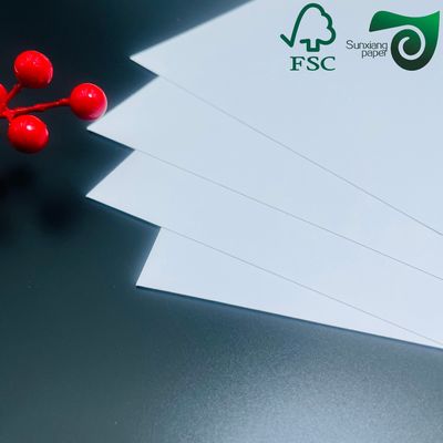 FSC  Black Core Playing Card Paper 280gsm 330gsm White Coated Cardboard   C2S Art paper