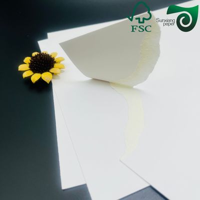 FSC 1.5mm 2mm Bleached White Cellulose Board 70cm 100cm For Phone Packaging Boxes