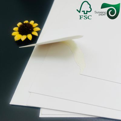 FSC 80lb 36 50" 23 36" White Text Baronial Ivory Board For Business Cards
