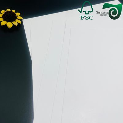 FSC 210g 230g Food Grade White Oilproof Paper Double Silicone Coated For Hamburger Oily Food
