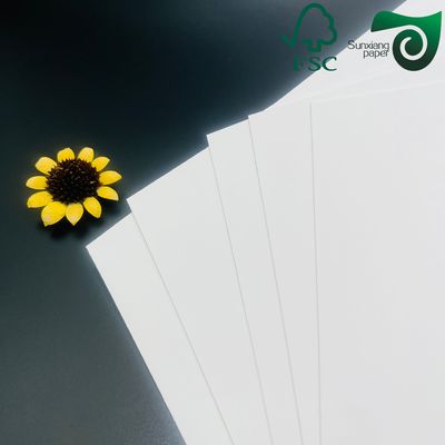FSC 1.5mm 2mm Solid White Cardboard For Consumer Packaging High Stiffness Double Sided Printable