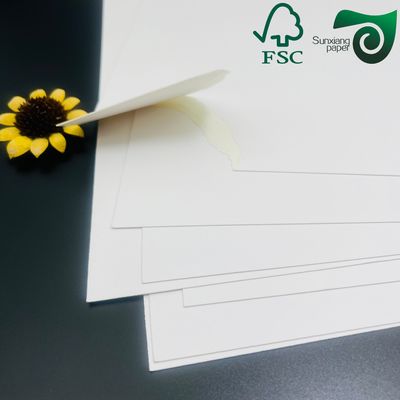 FSC 210g 230g Food Grade White Oilproof Paper Double Silicone Coated For Hamburger Oily Food