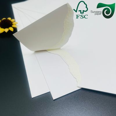 FSC 250g 300g Natural White Bristol Board For Stencils Premium Printing Size 70CM 100cm