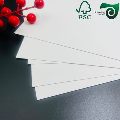 150gsm High Brightness White Cardboard Made from 100% Virgin Wood Pulp for Packaging and Printing