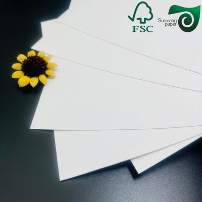 FSC Smooth White Digital Opaque Text Paper 100lb 23in 35in Blank Sheets For Digital Printing